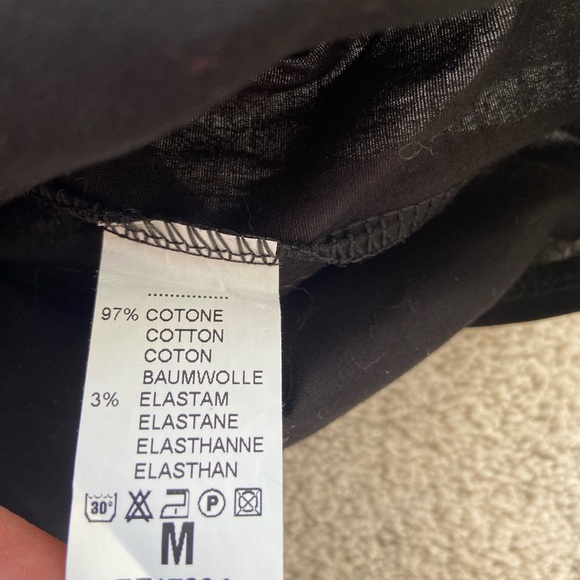 Black Ruffled Women's Top - Picture 10 of 10